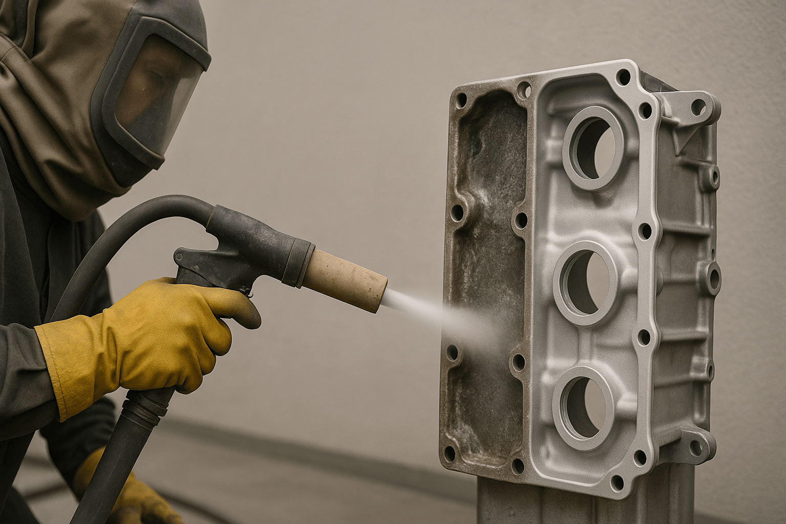 aluminium surface blasting process for restoration projects aluminium surface blasting